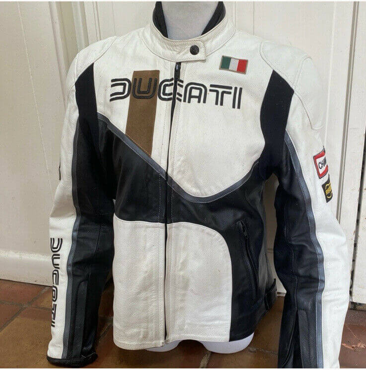 Ducati IOM 78 Motorcycle Racing Leather Jacket - Maker of Jacket