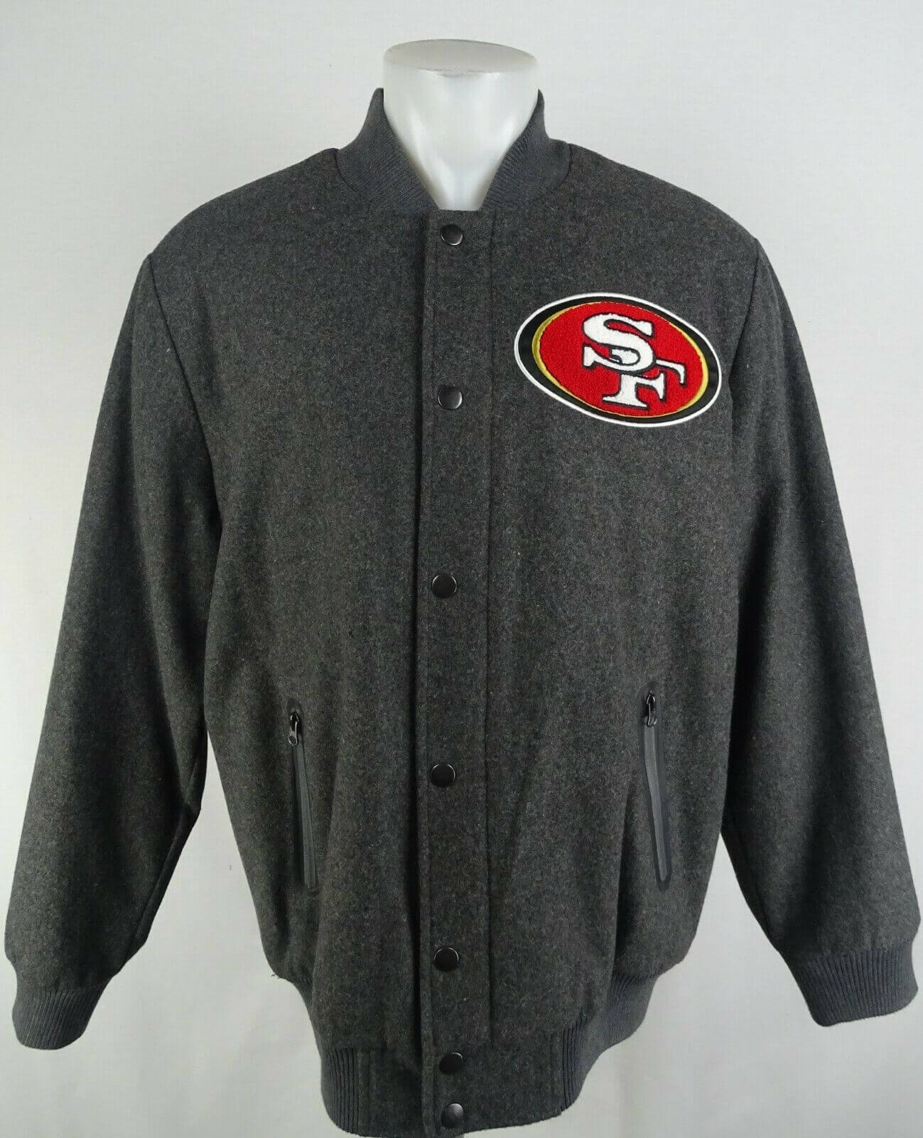 San Francisco 49ers Tracksuit Women's Cropped Varsity Jacket
