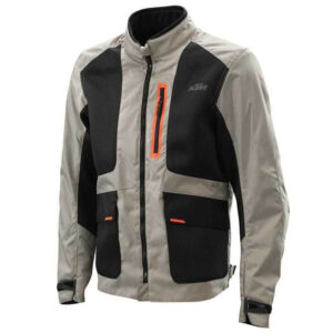 KTM Motorcycle Gray And Black Racing Textile Jacket