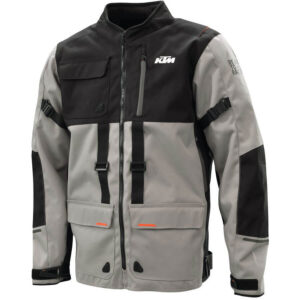 KTM Motorcycle Gray And Black Textile Jacket