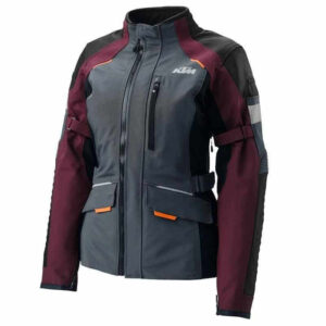 KTM Motorcycle Gray And Maroon Textile Jacket