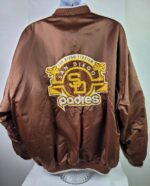 Vintage San Diego Padres MLB satin bomber. Starter. Quilted lining. Made in  the USA. XS | SidelineSwap