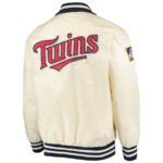 Minnesota Twins Cream The Captain Satin Jacket