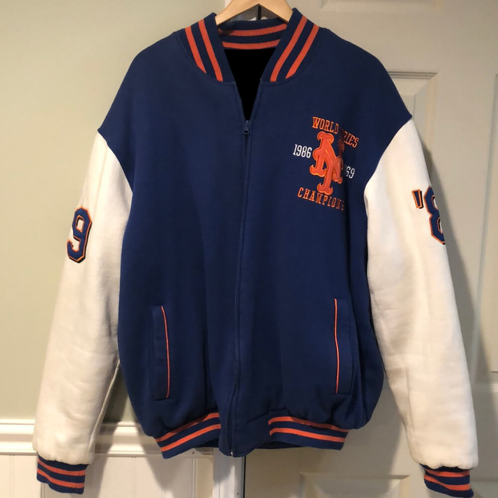 Maker of Jacket Fashion Jackets New York Mets 2 Time World Champions Series