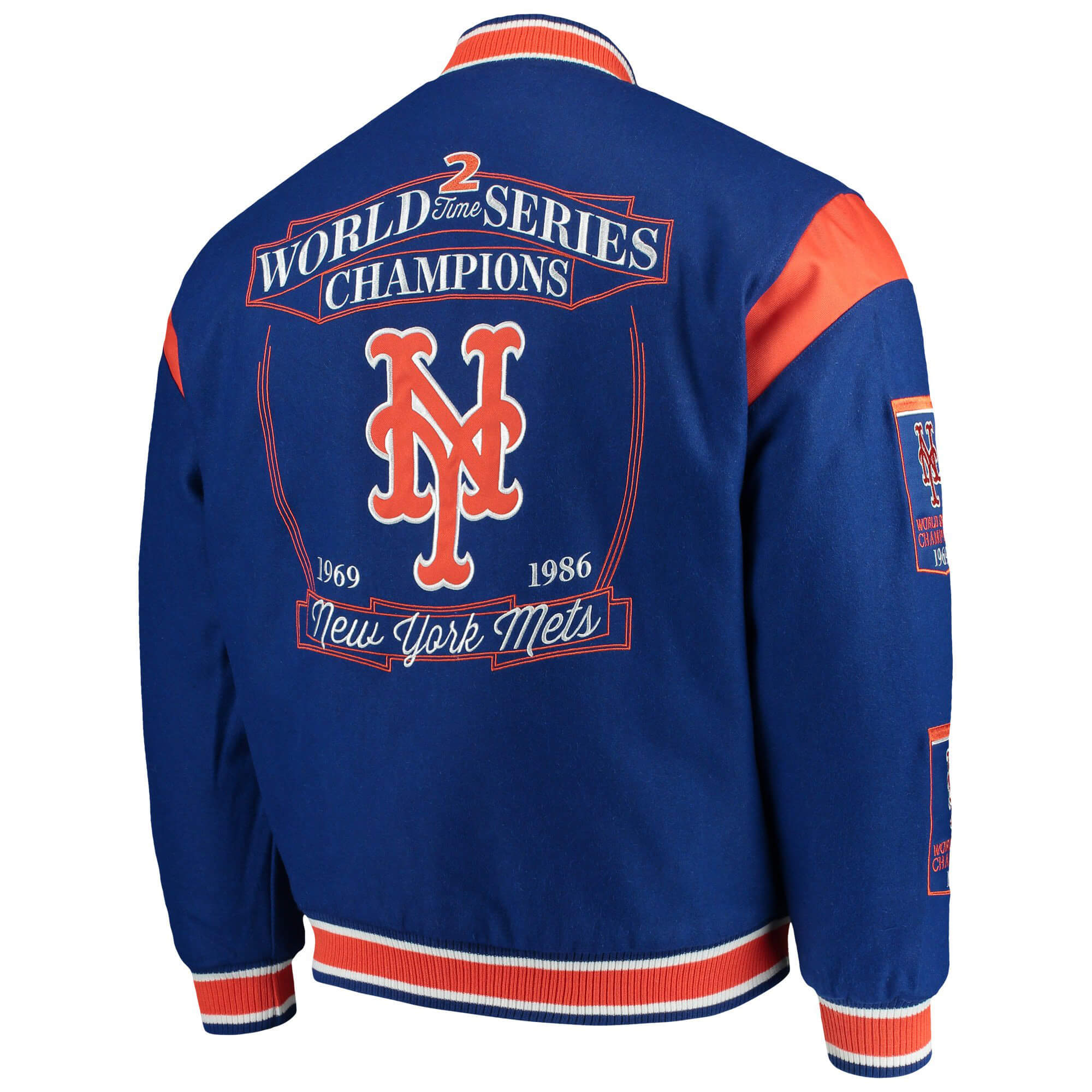 Maker of Jacket Fashion Jackets New York Mets 2 Time World Series Champions