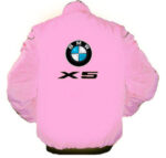 Pink BMW X5 Racing Windbreaker Jacket