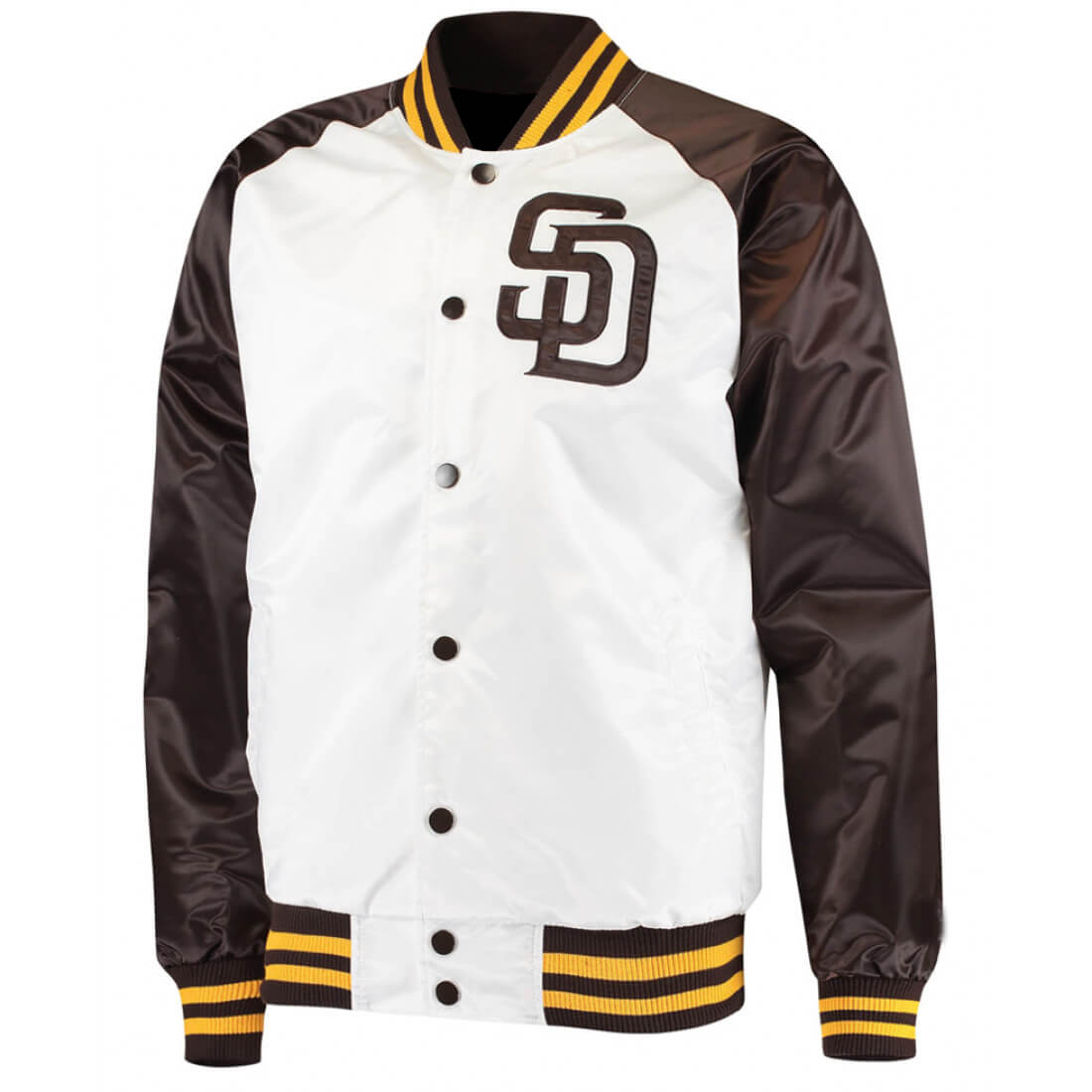 Jackets Creator - Men's San Diego Majestic Padres Blue Satin