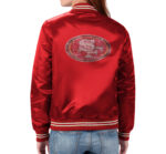 Scarlet NFL San Francisco 49ERS Satin Jacket