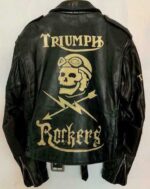 Triumph Anniversary Edition Biker Leather Jacket