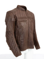 Triumph Motorcycle Brown Leather Jacket