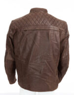 Triumph Motorcycle Brown Leather Jacket