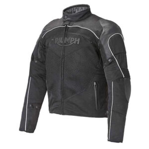 Triumph Motorcycle Racing Black Jacket