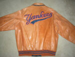 Vintage 1990's Mirage New York Yankees Leather Jacket
