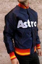 Buy Houston Astros Vintage 80s Chalk Line Satin Bomber Jacket Online in  India 
