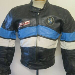 Vintage BMW Motorcycle Racing Leather Jacket