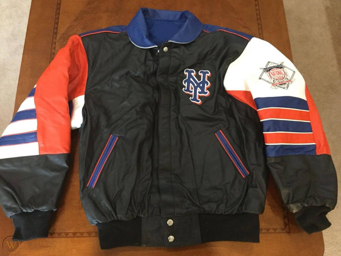 Vintage New York Mets MLB Leather Jacket - Maker of Jacket