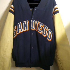 Starter Reliever San Diego Padres Brown and Gold Varsity Satin Jacket -  Jackets Masters
