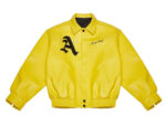 Yellow Doncare Racing Leather Jacket