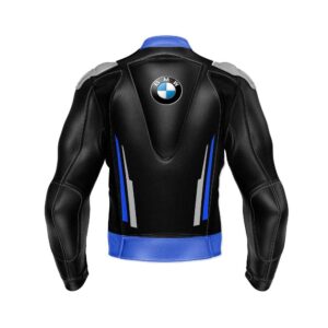 BMW Black Motorcycle Racing Leather Jacket