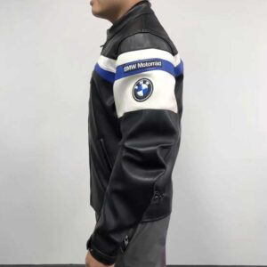 BMW Motorrad Motorcycle Black Leather Jacket