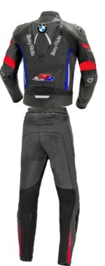 BMW S 1000 RR Motorcycle Black Leather Suit