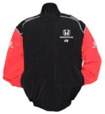 Black Red Honda Fit Racing Windbreaker Jacket