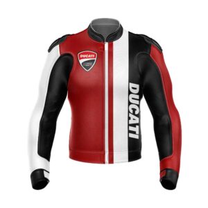 Ducati Corse C7 Motorcycle Racing Leather Jacket