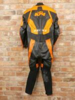 KTM Black And Orange Motorcycle Racing Leather Suit