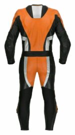 KTM Motorcycle Orange And Black Racing Leather Suit