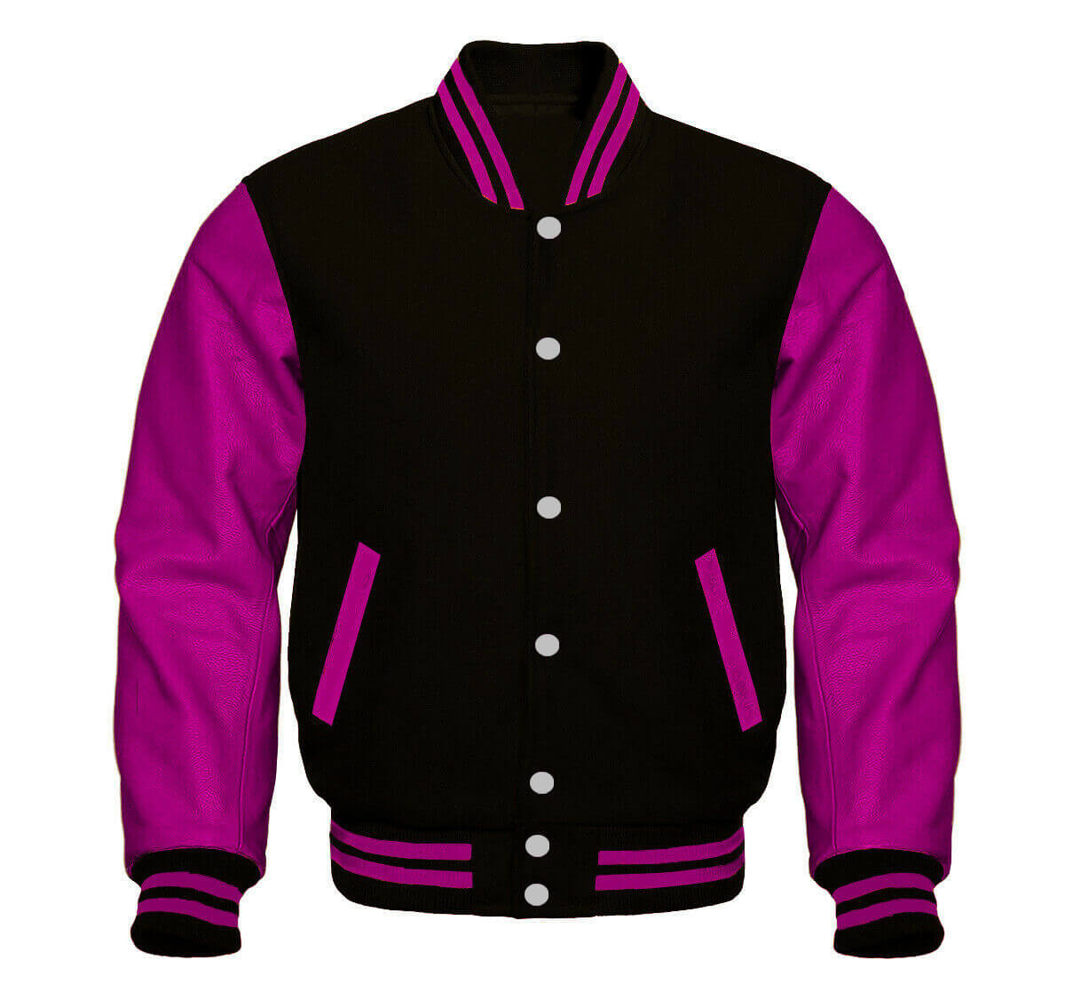 Varsity Letter Jacket 2XLarge / Pink