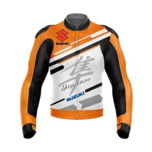 Suzuki Hayabusa Motorcycle Leather Jacket