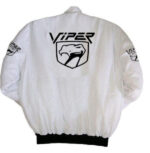 White Dodge Viper Racing Windbreaker Jacket