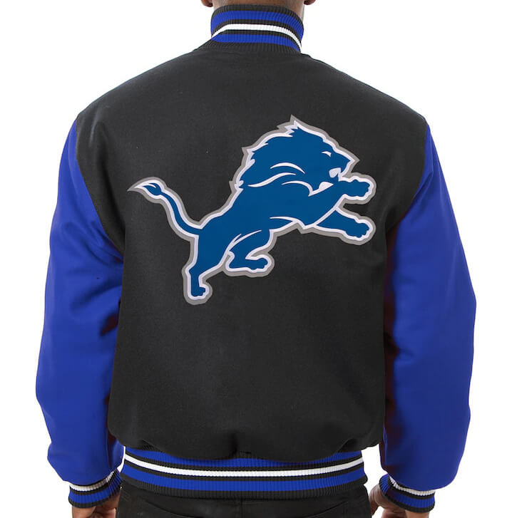 NFL Detroit Lions Team Varsity Jacket 
