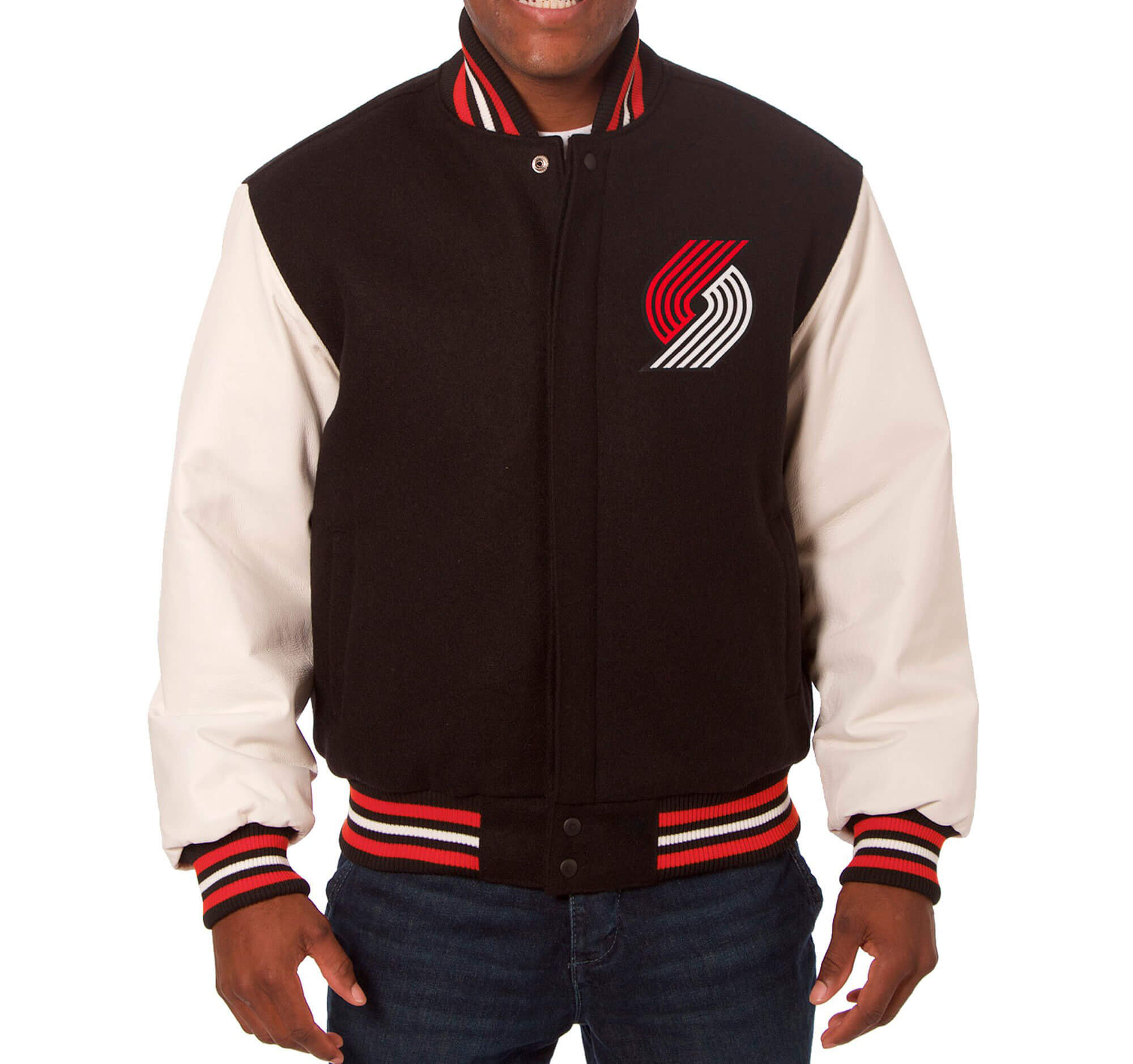 Maker of Jacket Portland Trail Blazers Leather Jacket