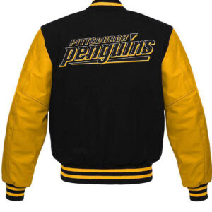 Starter Black/Yellow Satin Pittsburgh Penguins The Ace Jacket - Jackets  Masters