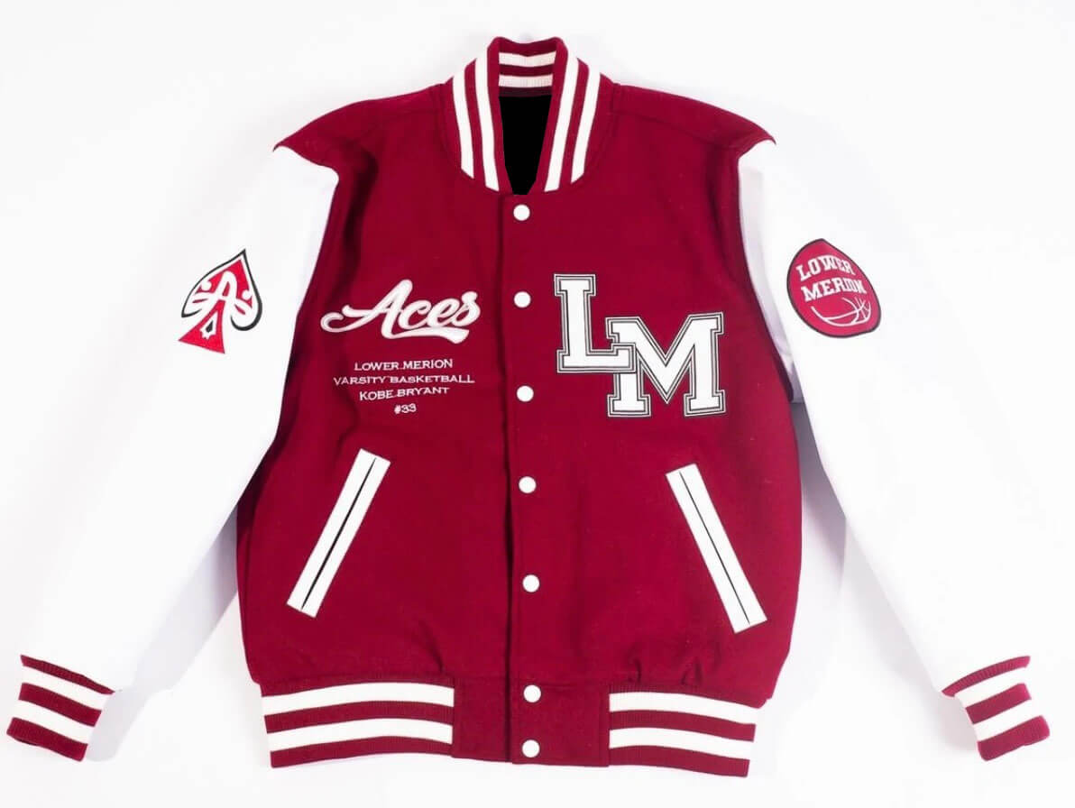Kobe Bryant #33 Lower Merion Red Varsity Jacket – 99Jersey®: Your Ultimate  Destination for Unique Jerseys, Shorts, and More