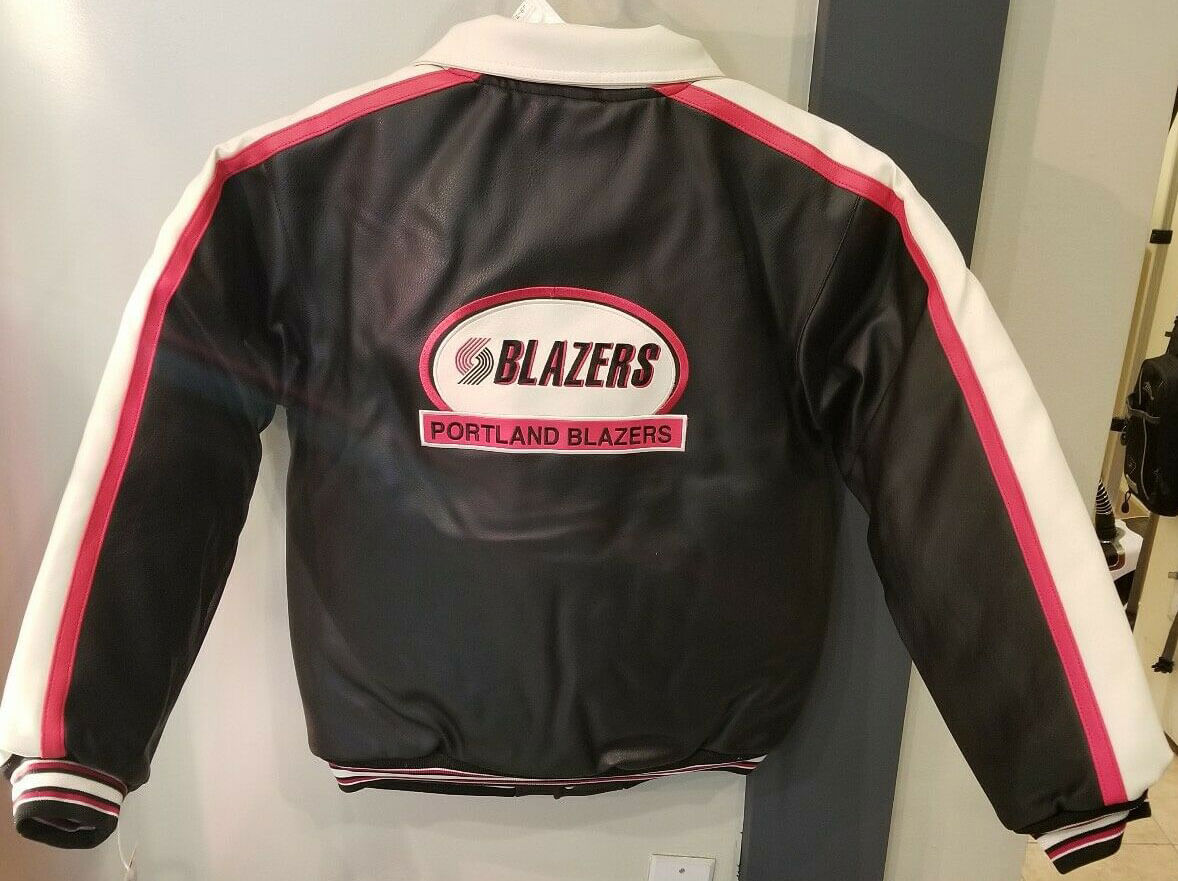 Nba Portland Basketball Leather Jacket