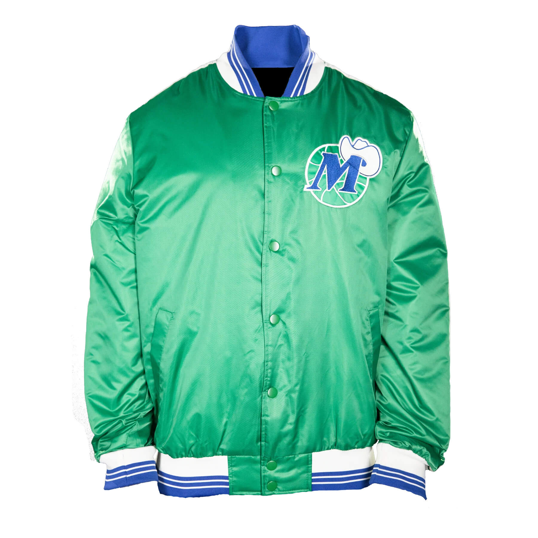 80's Dallas Mavericks Green Bomber Jacket