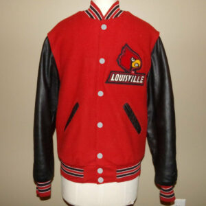 NCAA Team Louisville Cardinals Letterman Varsity Jacket Front