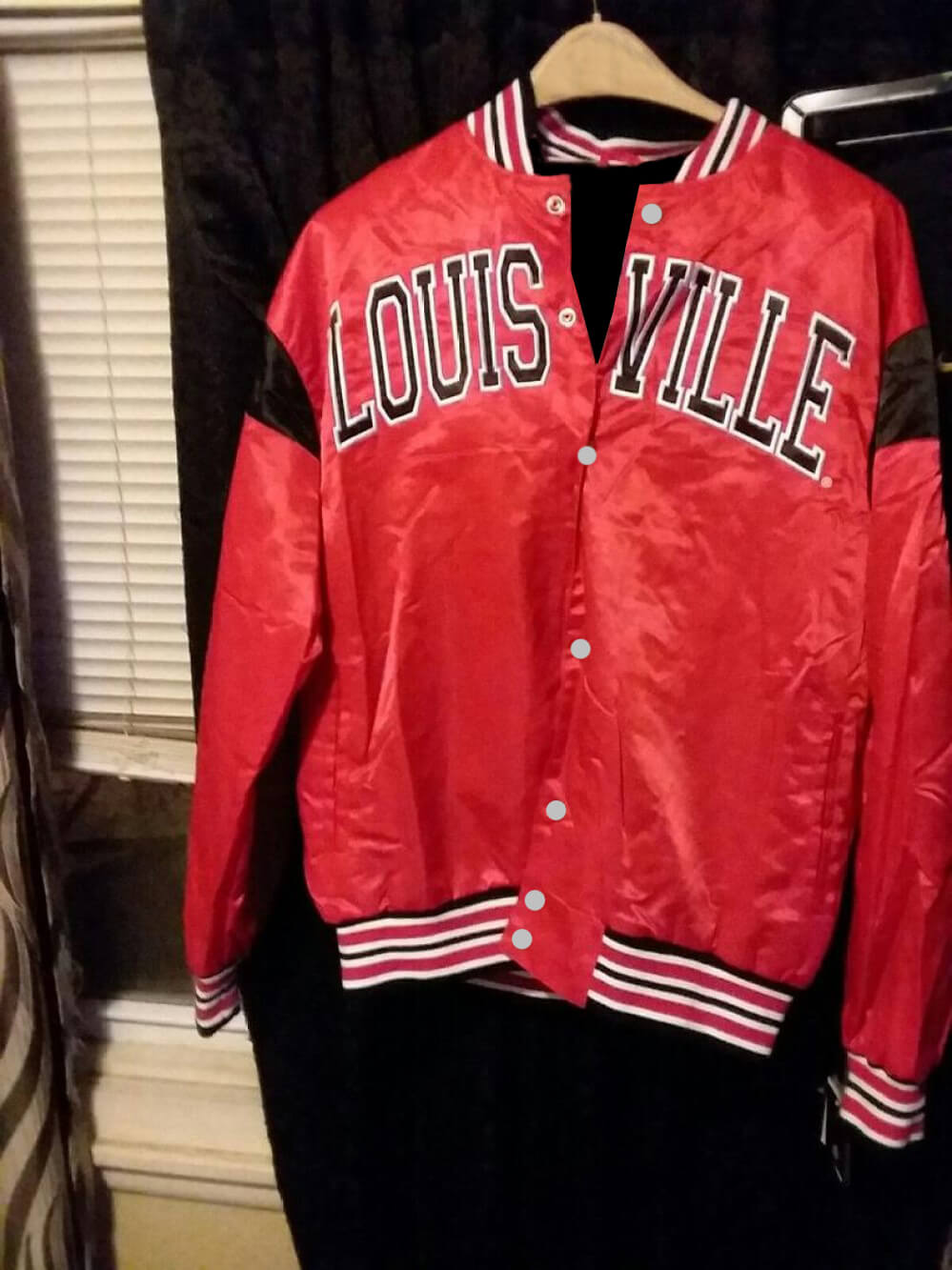 Vintage Louisville Cardinals Starter Full Zip Windbreaker Jacket Size L Red