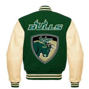 NCAA Team South Florida Bulls Varsity Jacket Back