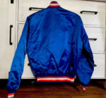 NHL Edmonton Oilers Throwback Satin Jacket (back)