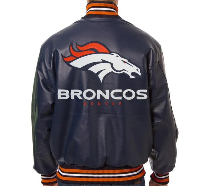 NFL Game Day Denver Broncos Leather Jacket –