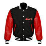 The Doors Black And Red Varsity Jacket