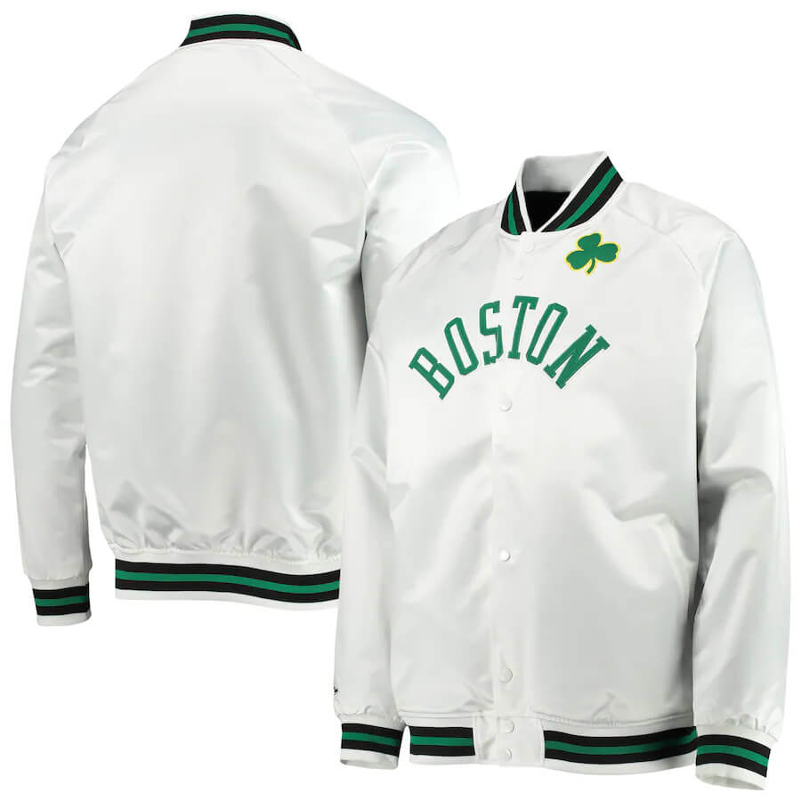  Boston Varsity Style Red Text with White Outline