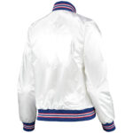 White NFL Buffalo Bills Satin Jacket