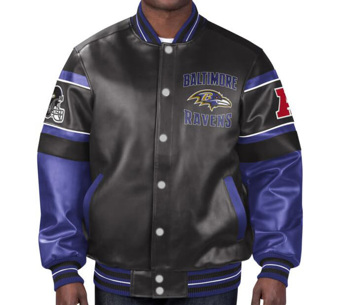 Baltimore Ravens - Leather Jacket - extreme-honor