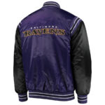 Baltimore Ravens NFL Purple And Black Satin Jacket