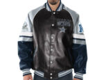 Mens Official NFL Authentic Dallas Cowboys Leather Jacket 