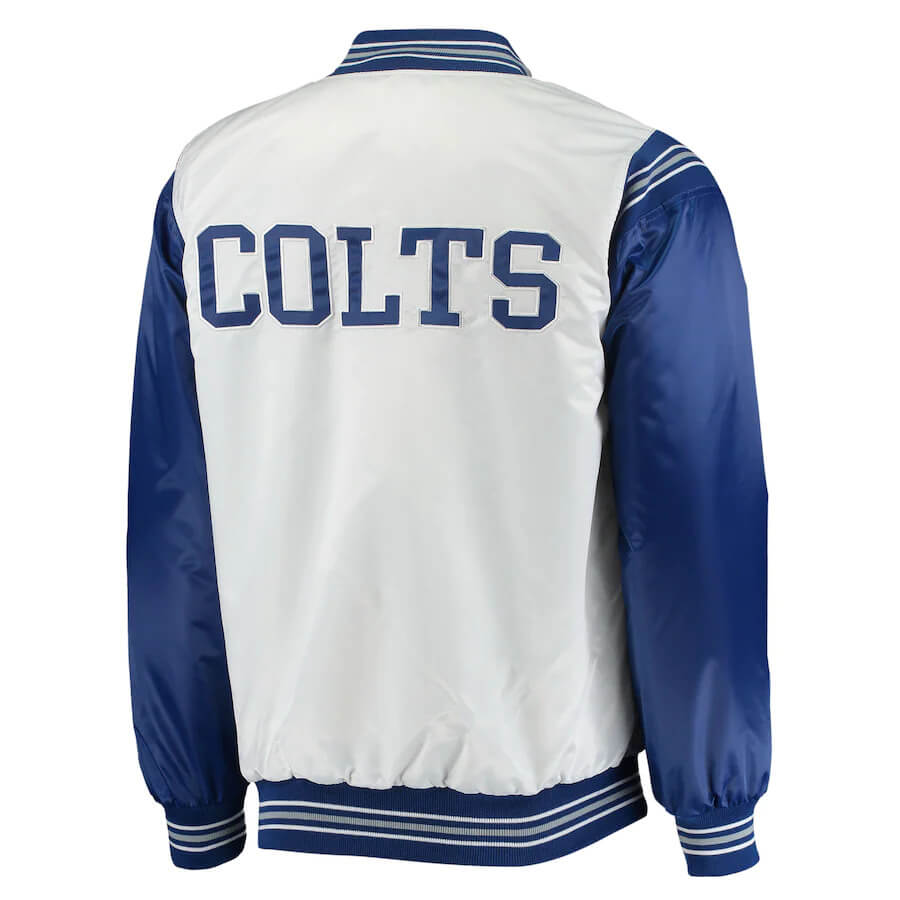 Indianapolis Colts Satin Jacket - Celebrity Jackets